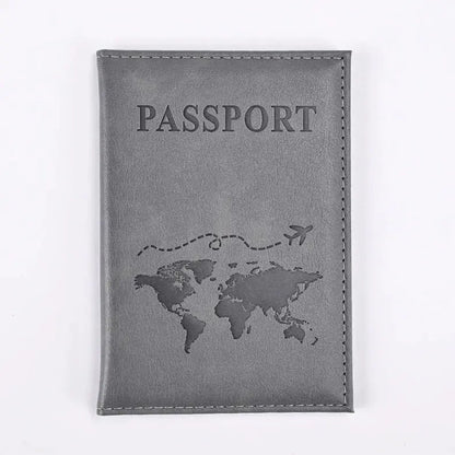 Passport Holder Wallet Cover Travel Essentials Pu Leather Card Case International Travel Accessories for Women/Men TravelTimesAwait