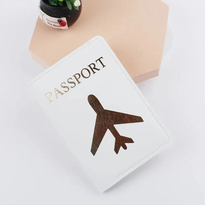 Airplane Icon Passport Bulgaria Travel Passport Holder PU Leather Card Holder Wallet Document Organizer Case Men Women TravelTimesAwait