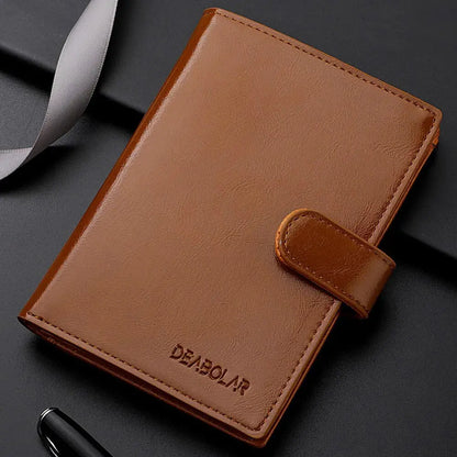Stylish Travel Passport Bag Multi-Card Card Holder Portable Multi-Function Men's Wallet TravelTimesAwait