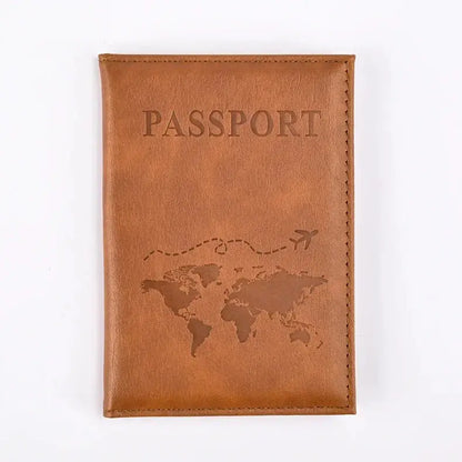 Passport Holder Wallet Cover Travel Essentials Pu Leather Card Case International Travel Accessories for Women/Men TravelTimesAwait