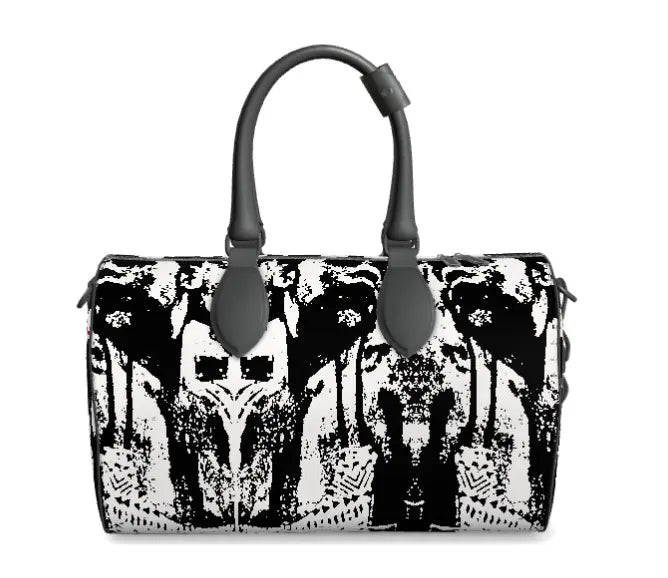 The West COAST Dripper Leather Duffle Travel Bag Erin Theia