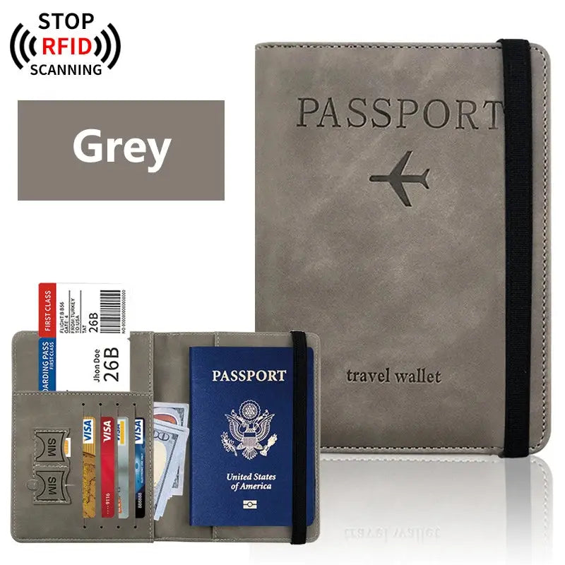 Passport Holder for Travel Essentials  Passport Wallet Cover Case for Travel  Accessories,Passport Book Holders for Women/Men TravelTimesAwait