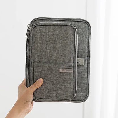 Passport packs Wallet Family Passport Holder Multi Functional Document Case Organizer Travel accessories Document Bag Cardholder TravelTimesAwait