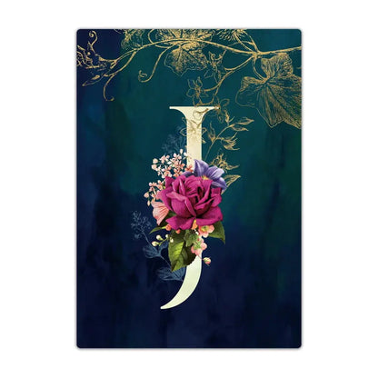 Passport Holder Travel Wallet Leather Passport Cover Cards Travel Wallet Document Organizer Case Flower Letter Name Pattern TravelTimesAwait