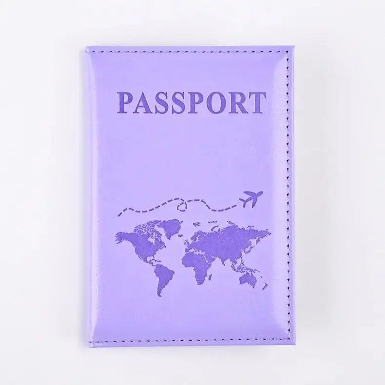Passport Holder Wallet Cover Travel Essentials Pu Leather Card Case International Travel Accessories for Women/Men TravelTimesAwait