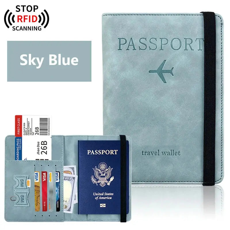 Passport Holder for Travel Essentials  Passport Wallet Cover Case for Travel  Accessories,Passport Book Holders for Women/Men TravelTimesAwait