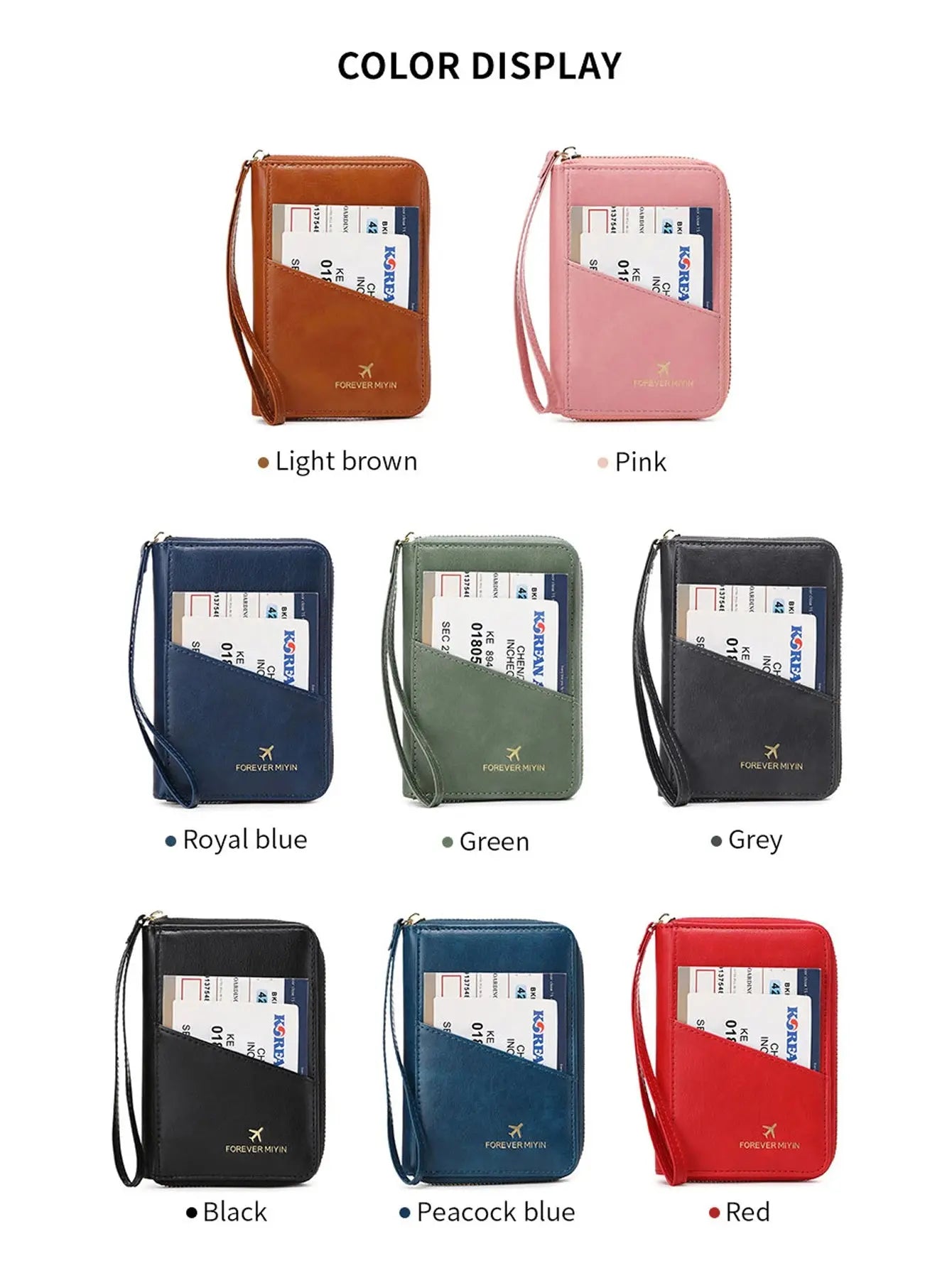 New retro passport bag for men and women RFID fashionablepassport cover multifunctionalPUleather passport clip travelaccessories TravelTimesAwait