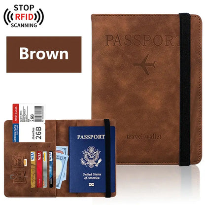 Passport Holder for Travel Essentials  Passport Wallet Cover Case for Travel  Accessories,Passport Book Holders for Women/Men TravelTimesAwait