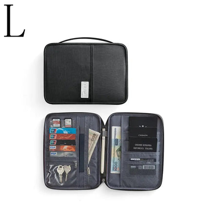 Passport packs Wallet Family Passport Holder Multi Functional Document Case Organizer Travel accessories Document Bag Cardholder TravelTimesAwait
