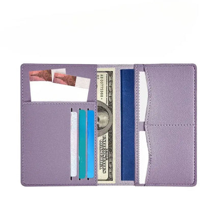 Travel PU Passport Cover Multiple Card Slots Passport Bag Bussiness Ticket Holder Passport Holder Case Travel Accessories TravelTimesAwait