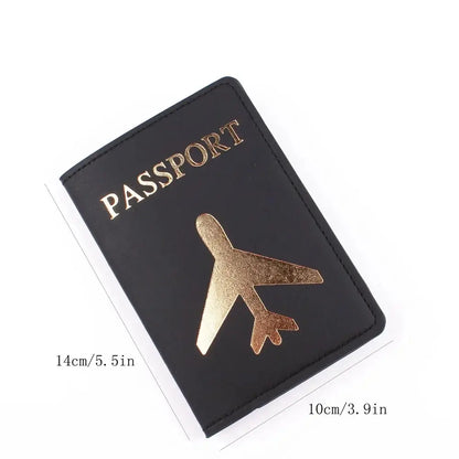Airplane Icon Passport Bulgaria Travel Passport Holder PU Leather Card Holder Wallet Document Organizer Case Men Women TravelTimesAwait