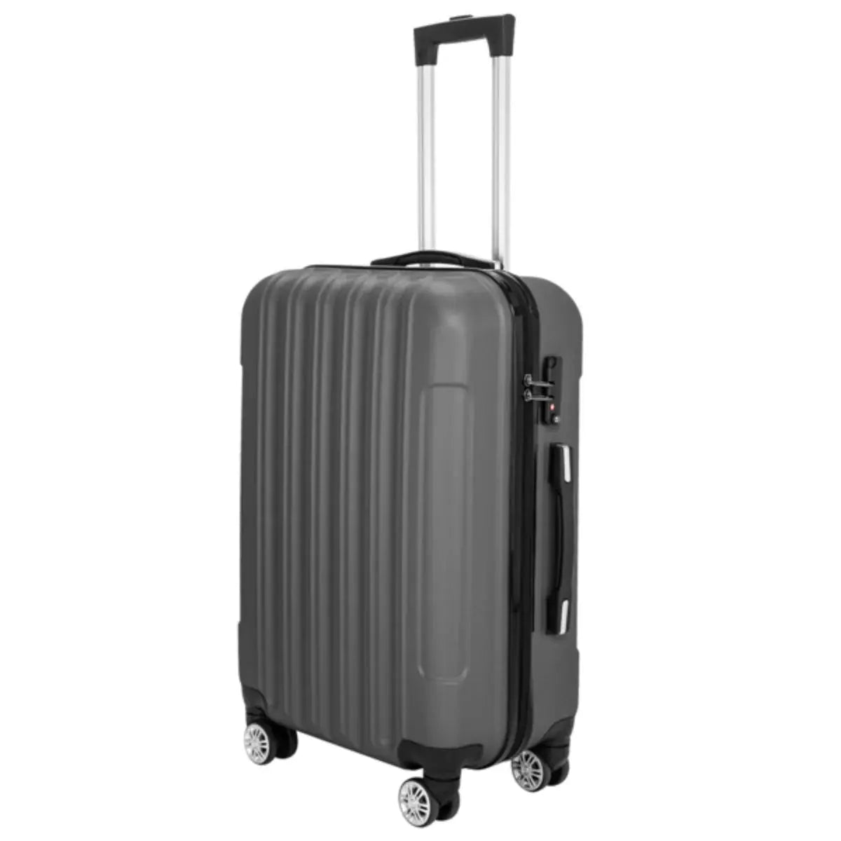 3-in-1 Multifunctional Large Capacity Traveling Storage Suitcase Luggage Set Dark Gray TravelTimesAwait