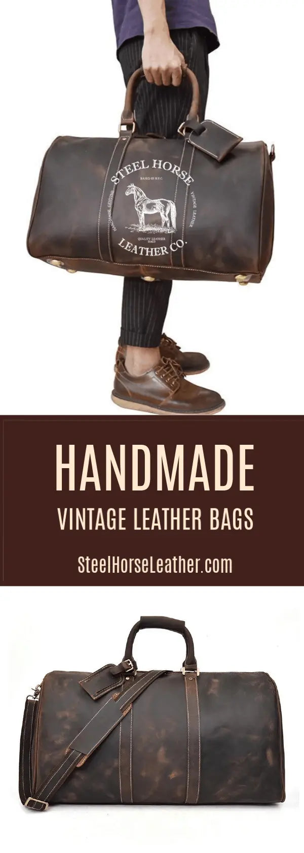 The Bjarke Weekender | Handcrafted Leather Duffle Bag Jade Gaia