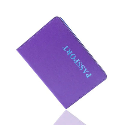Travel Passport Holder Card Cover on the Case for Red Ganymede