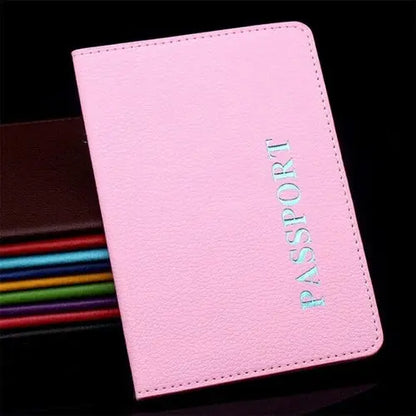Travel Passport Holder Card Cover on the Case for Red Ganymede