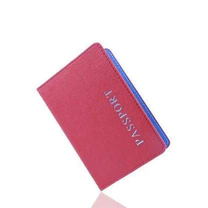 Travel Passport Holder Card Cover on the Case for Red Ganymede