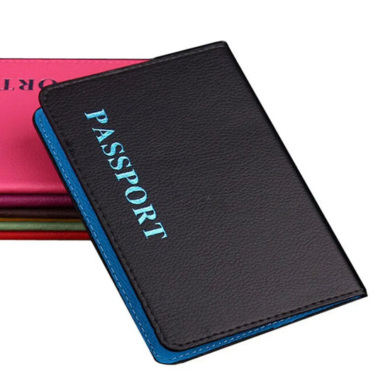Travel Passport Holder Card Cover on the Case for Red Ganymede