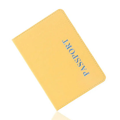 Travel Passport Holder Card Cover on the Case for Red Ganymede