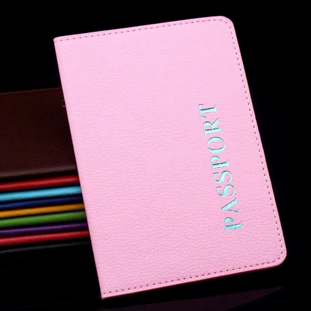 Travel Passport Holder Card Cover on the Case for Red Ganymede