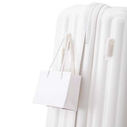 ABS Spinner Wheel Luggage  Carry On Suitcase  With Cup Holder  USB Port  Phone Holder 20  24   28