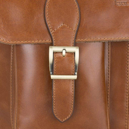 Olympus Genuine Leather Bag, Briefcase, Notebook Bag - 13"/17" Silver Epimetheus
