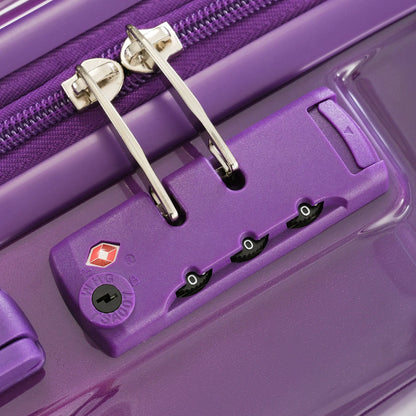 Luggage Set of 3, 20-inch with USB Port, Airline Certified Carry-on