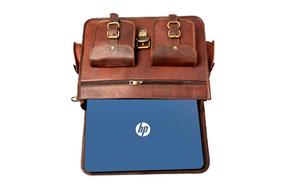 Combo Of 2 , Laptop Messenger bag And Crossbody Gypsy Bag. Salmon Alder
