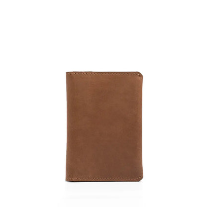Leather AirTag Passport Holder Purple Buckeye