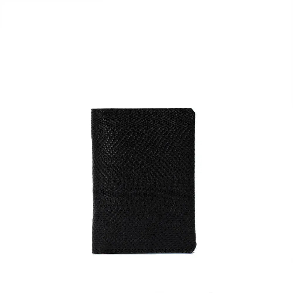 Leather AirTag Passport Holder Purple Buckeye