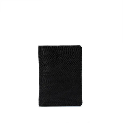 Leather AirTag Passport Holder Purple Buckeye