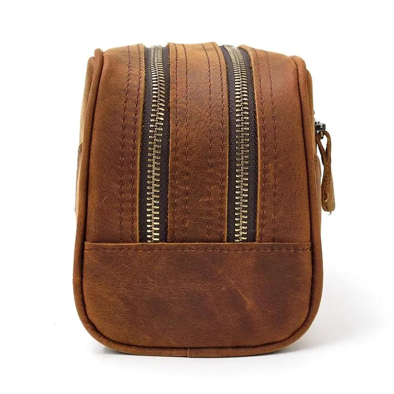 The Nomad Toiletry Bag | Genuine Leather Travel Toiletry Bag