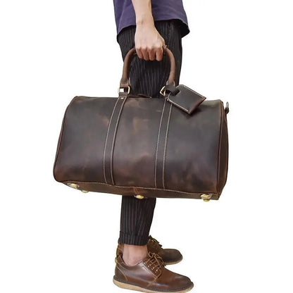 The Bjarke Weekender | Handcrafted Leather Duffle Bag Jade Gaia