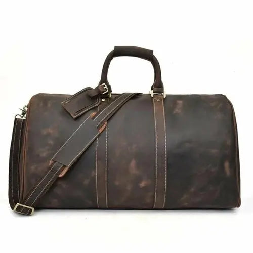 The Bjarke Weekender | Handcrafted Leather Duffle Bag Jade Gaia