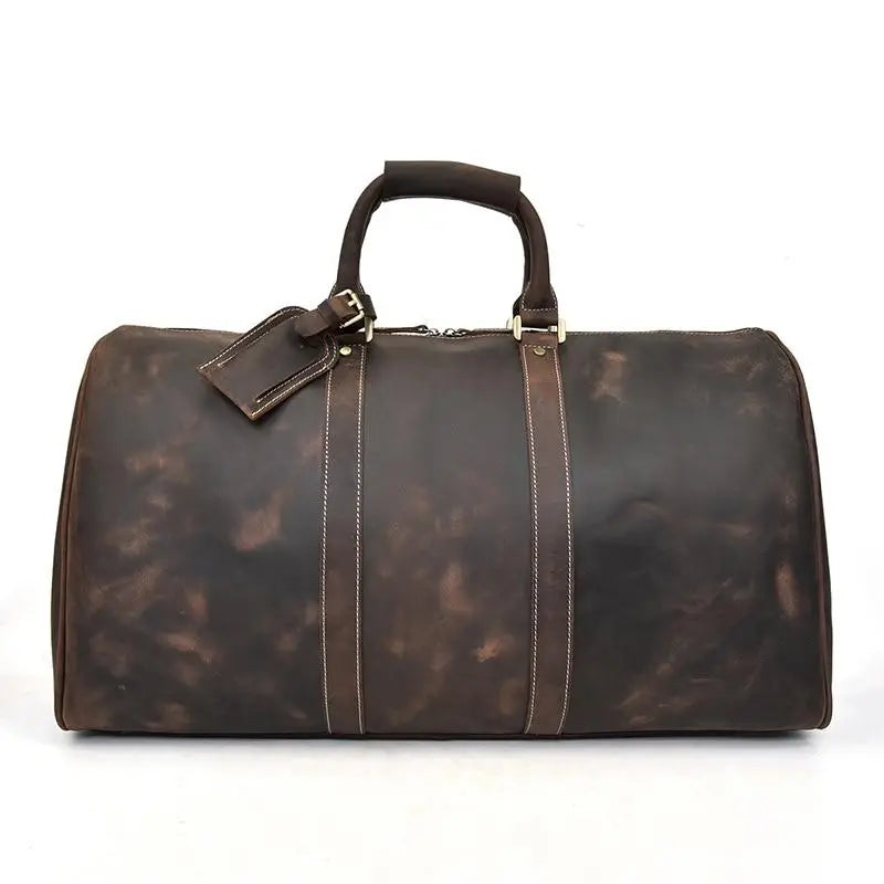 The Bjarke Weekender | Handcrafted Leather Duffle Bag Jade Gaia