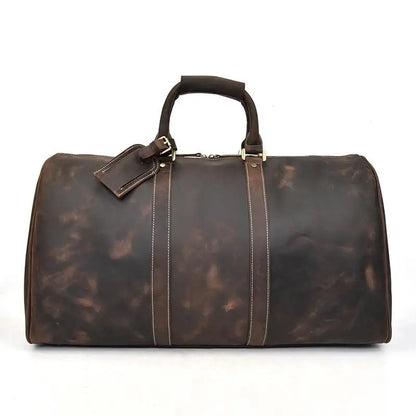 The Bjarke Weekender | Handcrafted Leather Duffle Bag Jade Gaia