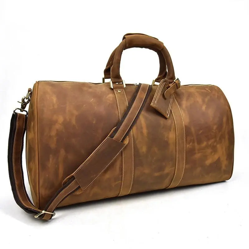 The Bjarke Weekender | Handcrafted Leather Duffle Bag Jade Gaia
