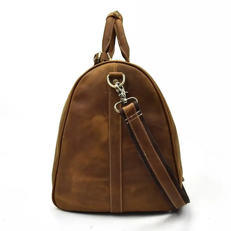 The Bjarke Weekender | Handcrafted Leather Duffle Bag Jade Gaia
