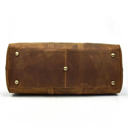 The Bjarke Weekender | Handcrafted Leather Duffle Bag Jade Gaia